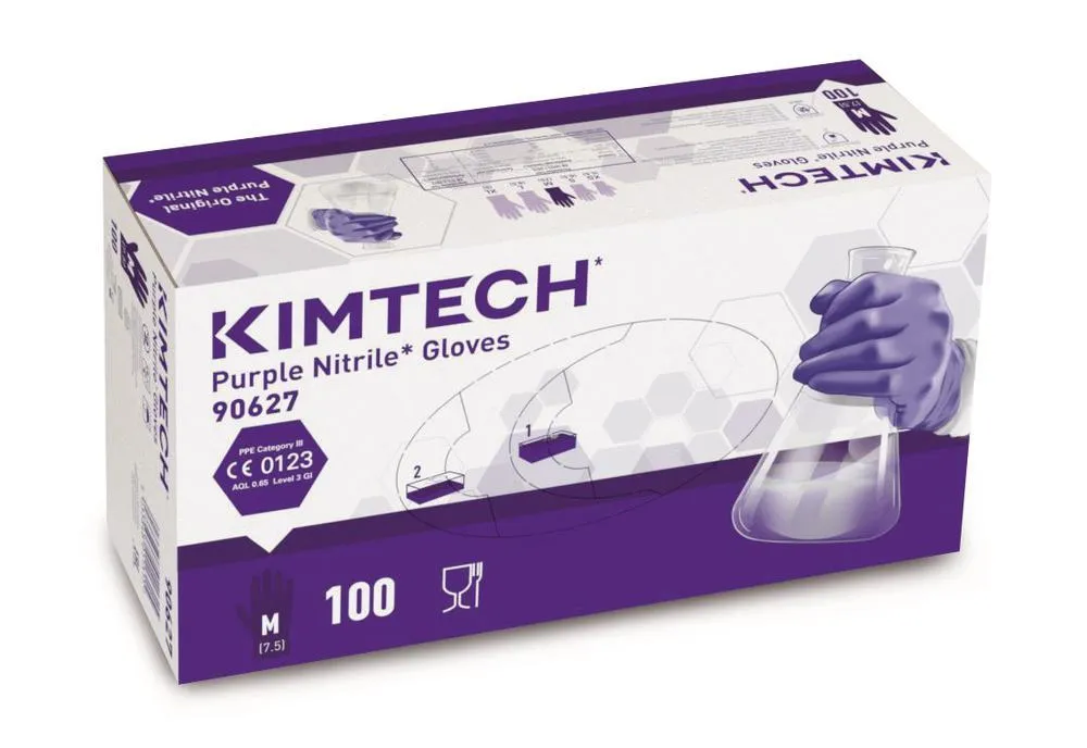 Kimtech Science Purple Nitrile gloves